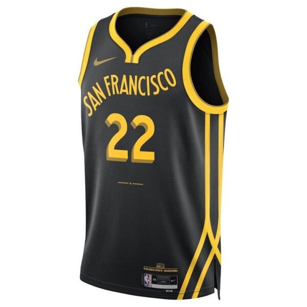 Camisa NBA Andrew Wiggins - Golden State Warriors - 23/24 - Preto - Edição Cidade - Imagen 2