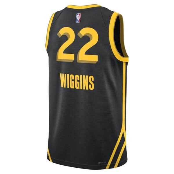Camisa NBA Andrew Wiggins - Golden State Warriors - 23/24 - Preto - Edição Cidade - Imagen 3