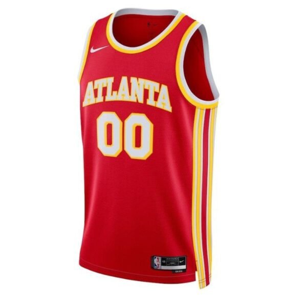 Camisa NBA - Atlanta Hawks - 2023 Vermelho - Edição Ícone - Imagen 2