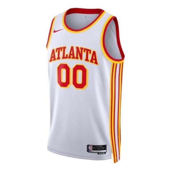 Camisa NBA - Atlanta Hawks - 2023 Branco - Edição Associação - Imagen 2