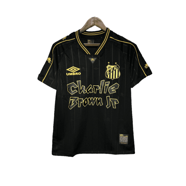 Camisa Santos 24/25 Charlie Marrom JR - Preto - Versão Torcedor