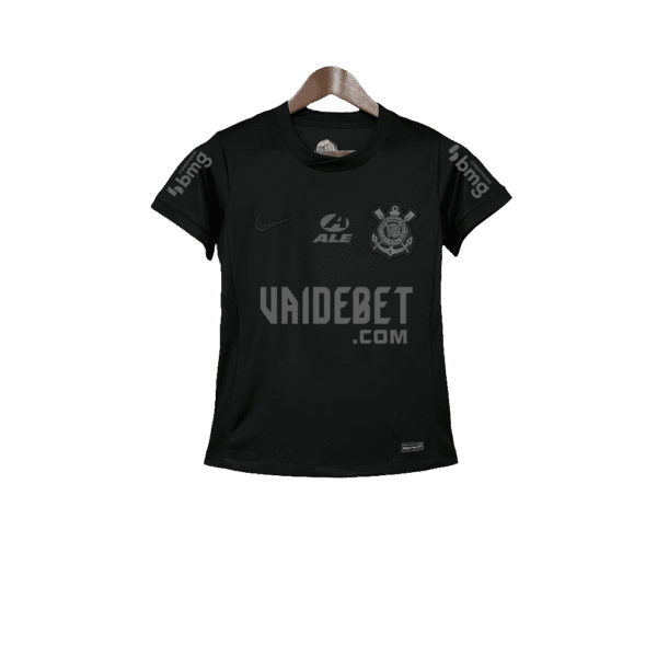 Camisa Corinthians 24/25 II Away - Todos os Patrocínios - Feminina