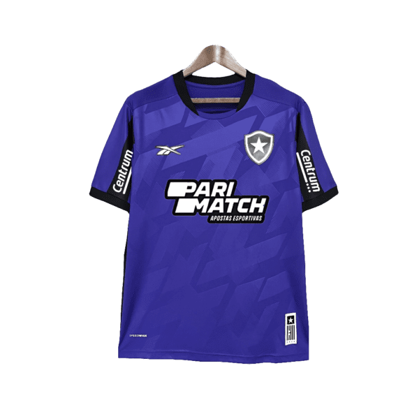 Camisa Botafogo 24/25 Goleiro - Roxo - Todos os Patrocínios - Versão Torcedor