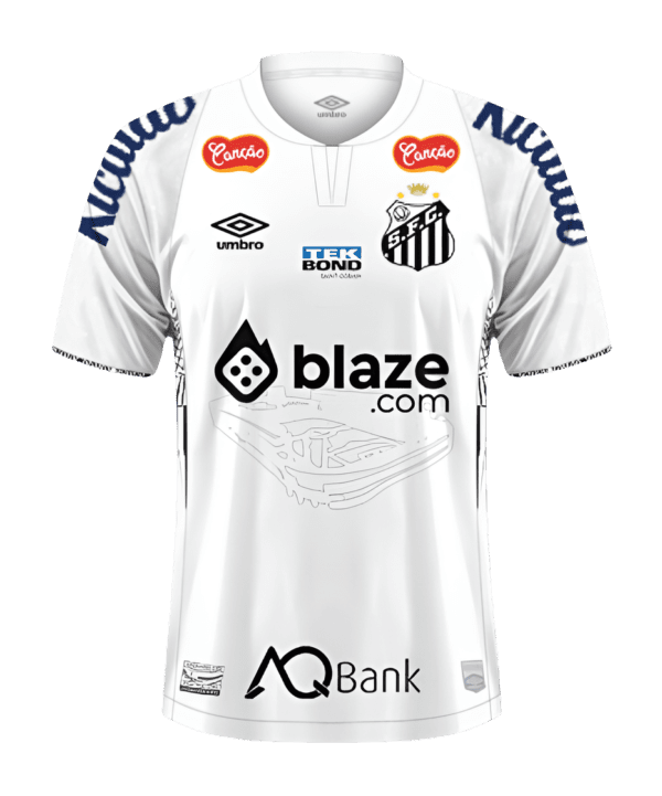 Camisa Santos 24/25 I Home - Todos os Patrocínios - Versão Torcedor
