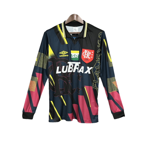 Camisa Flamengo 1997 Goleiro - Versão Retrô Manga Longa