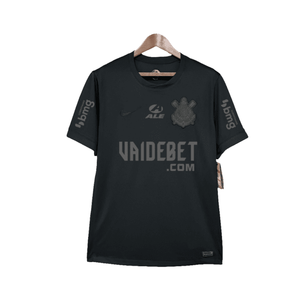 Camisa Corinthians 24/25 II Away - Todos os Patrocínios - Versão Torcedor