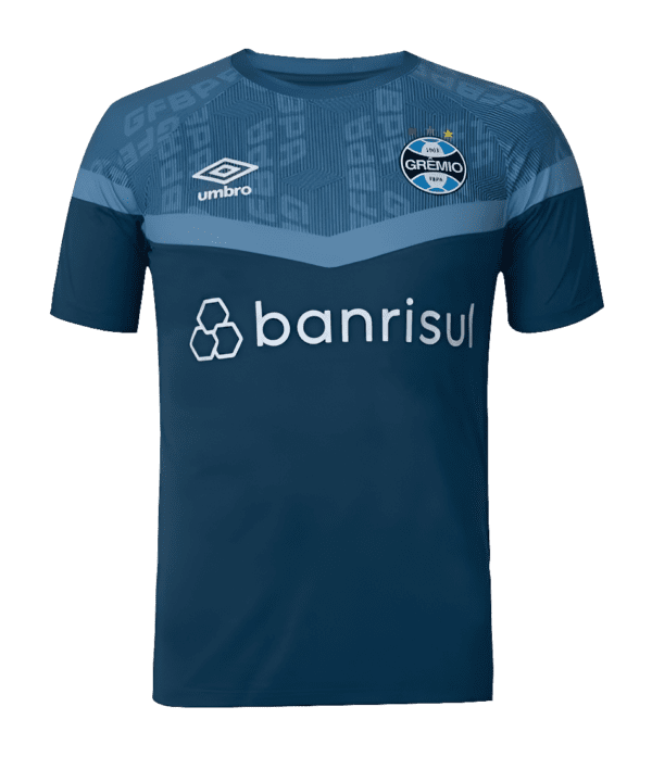 Camisa Grêmio 23/24 Treino - Azul Marinho - Versão Torcedor