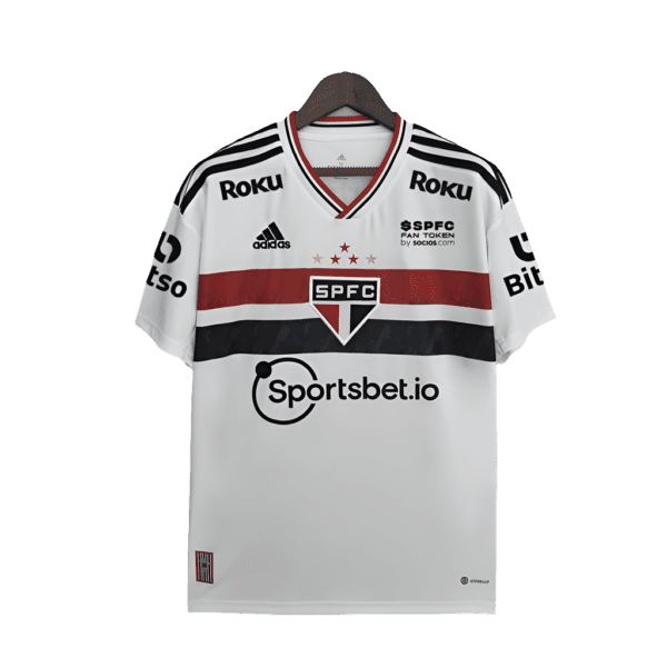 Camisa São Paulo 22/23 I Home - Todos os Patrocínios - Versão Torcedor