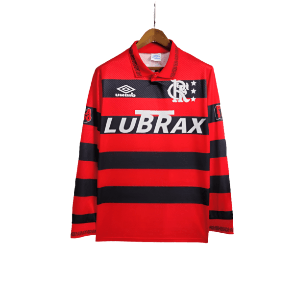 Camisa Flamengo 94/95 I Home - Versão Retrô Manga Longa