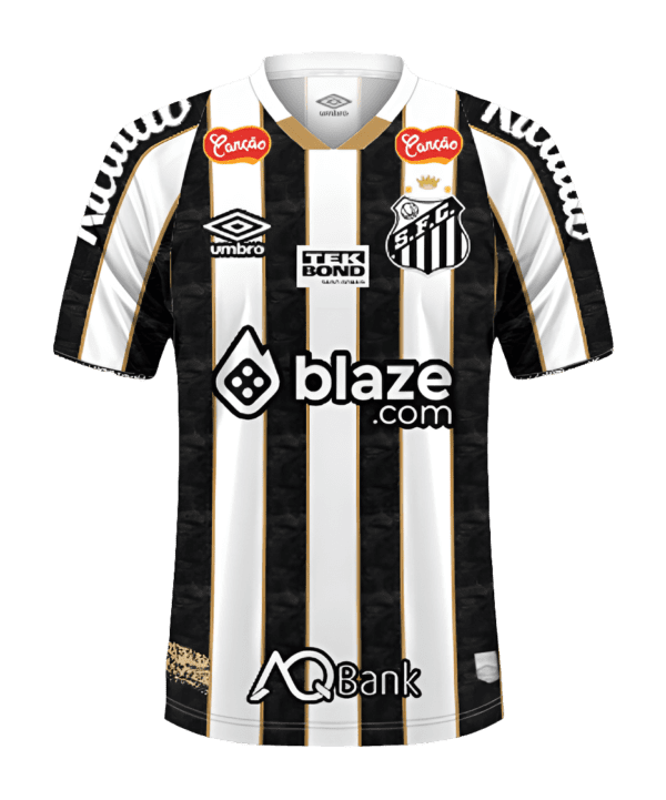 Camisa Santos 24/25 II Away - Todos os Patrocínios - Versão Torcedor