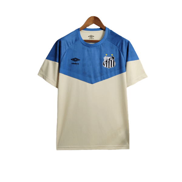 Camisa Santos 23/24 Treino - Bege - Versão Torcedor