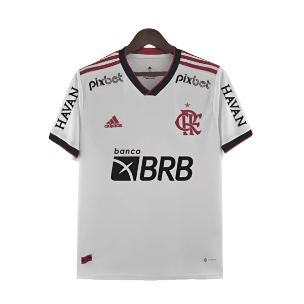Camisa Flamengo 22/23 II Away - Todos os Patrocínios - Versão Torcedor