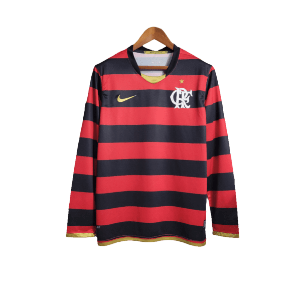 Camisa Flamengo 2009 I Home - Versão Retrô Manga Longa - Imagen 2