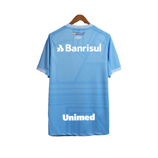 Camisa Grêmio 23/24 Edição Especial - Azul Celeste - Todos os Patrocínios - Versão Torcedor - Imagen 2