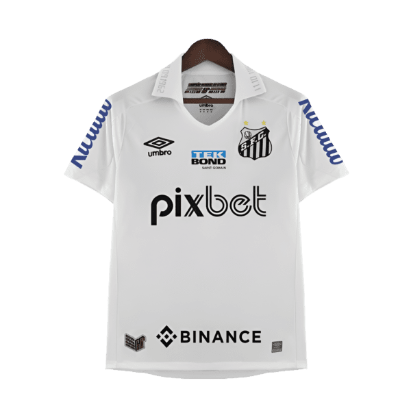 Camisa Santos 22/23 I Home - Todos os Patrocínios - Versão Torcedor
