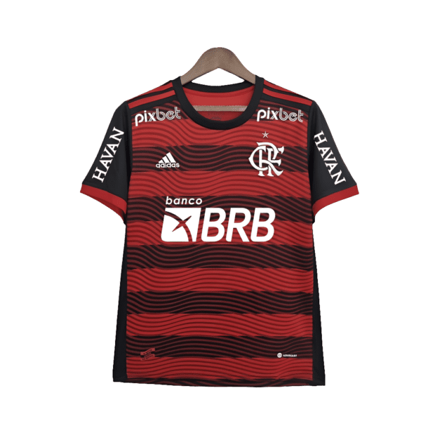 Camisa Flamengo 22/23 I Home - Todos os Patrocínios - Versão Torcedor
