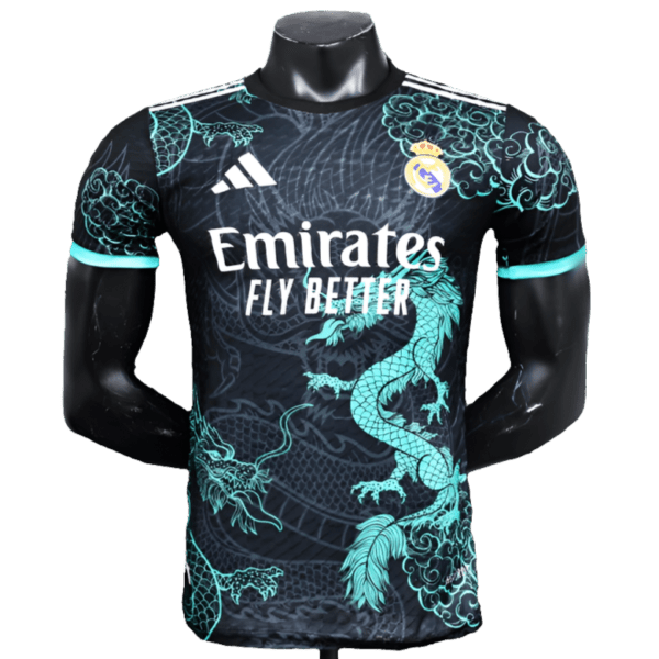 Real Madrid 25/26 Especial Negra e Azul Claro - Jugador