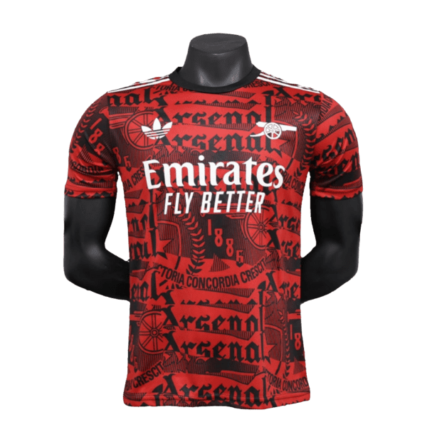 Arsenal 25/26 Entrenamiento Rojo Oscuro - Jugador