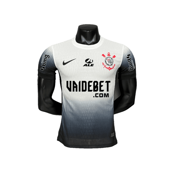 Camisa Corinthians 24/25 I Home - Todos os Patrocínios - Versão Jogador