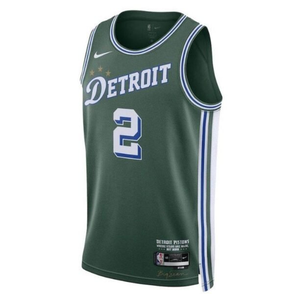 Camisa NBA Cade Cunningham - Detroit Pistons - 2023 - Edição Cidade - Verde - Imagen 2