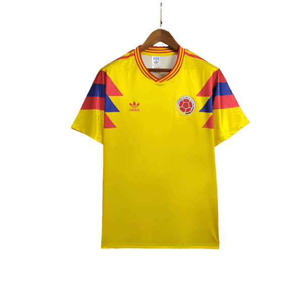 Camisa Colômbia 1990 I Home - Versão Retrô