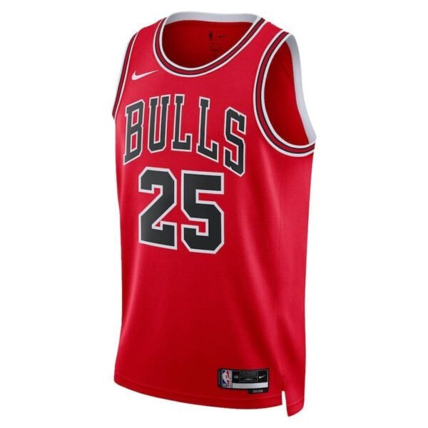 Camisa NBA Dalen Terry - Chicago Bulls - 2022 - Edição Ícone - Vermelho - Imagen 2