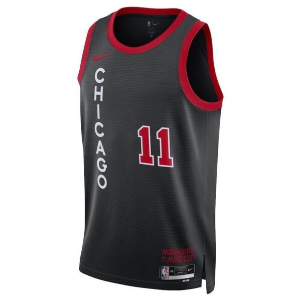 Camisa NBA DeMar DeRozan - Chicago Bulls - 23/24 - Preto - Edição Cidade - Imagen 2