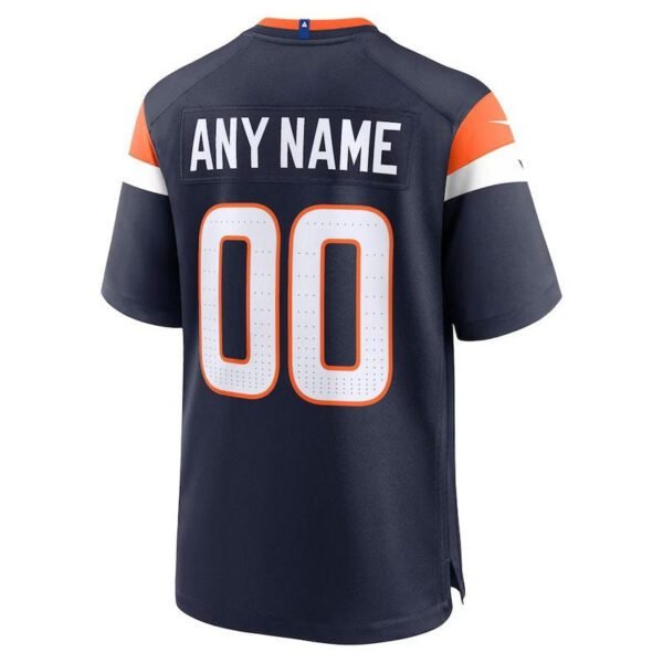 Camisa NFL Denver Broncos - Alternativa - Coleção Mile High - Versão de Jogo - Azul Marinho - Imagen 3