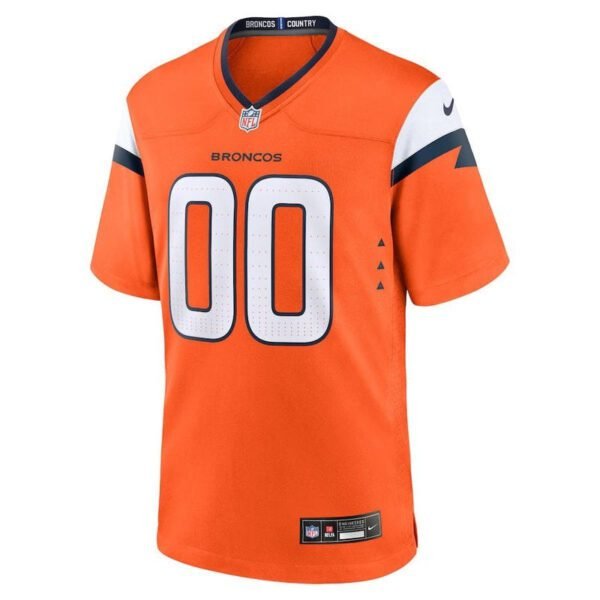 Camisa NFL Denver Broncos - Coleção Mile High - Versão de Jogo - Laranja - Imagen 2