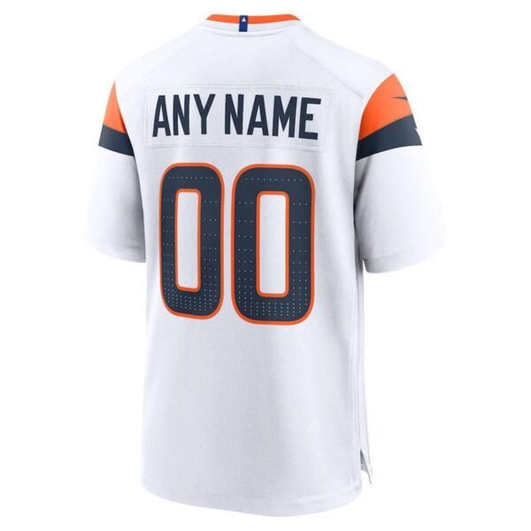 Camisa NFL Denver Broncos - Coleção Mile High - Versão de Jogo - Branco - Imagen 3
