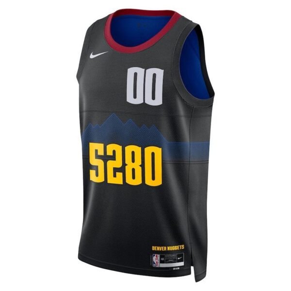 Camisa NBA - Denver Nuggets - 23/24 - Preto - Edição Cidade - Imagen 2