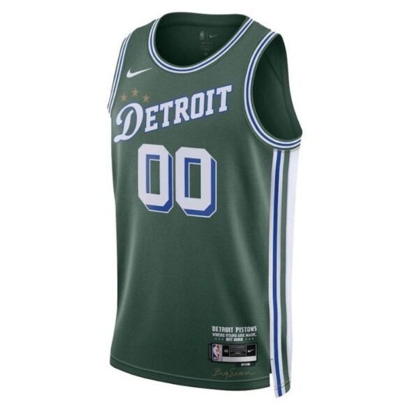 Camisa NBA - Detroit Pistons - 2023 - Edição Cidade - Verde - Imagen 2