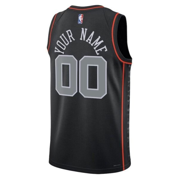 Camisa NBA - Detroit Pistons - 23/24 - Preto - Edição Cidade - Imagen 2