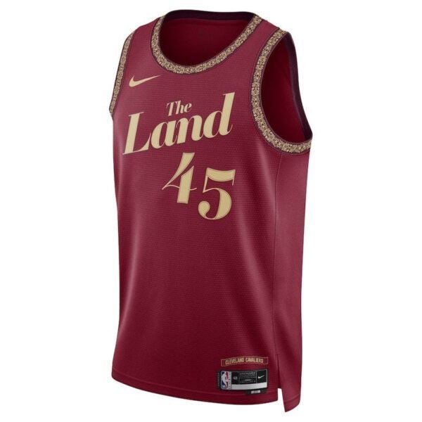Camisa NBA Donovan Mitchell - Cleveland Cavaliers - 23/24 - Bordô - Edição Cidade - Imagen 2