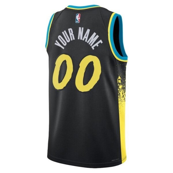 Camisa NBA - Indiana Pacers - 23/24 - Preto - Edição Cidade - Imagen 2