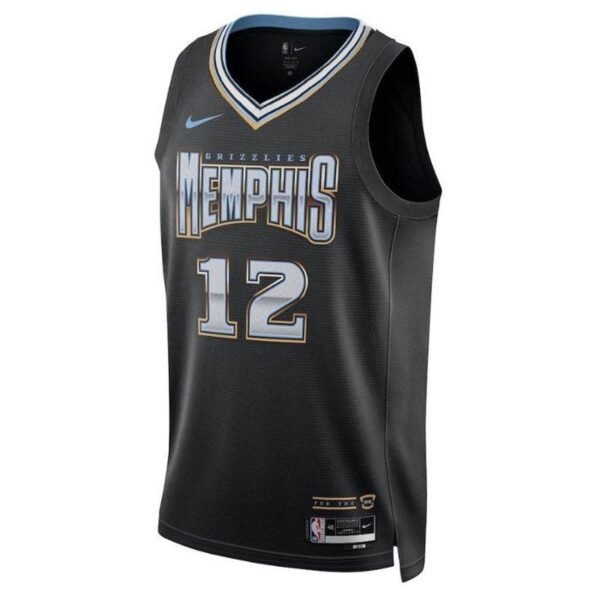 Camisa NBA Ja Morant - Memphis Grizzlies - 2023 - Edição Cidade - Preto - Imagen 2