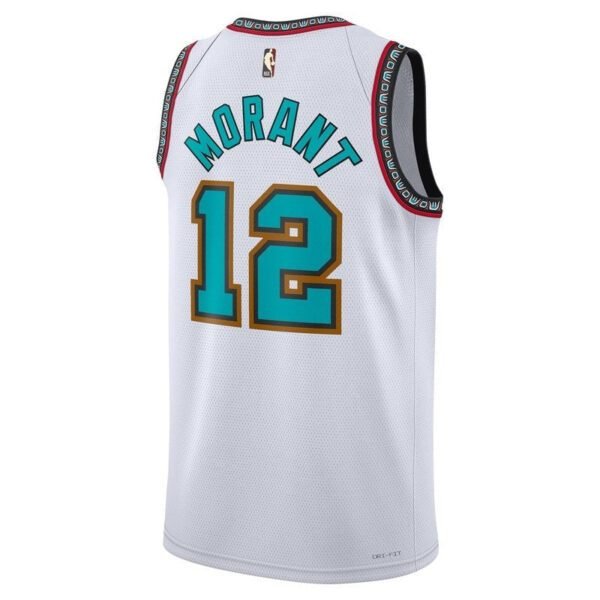 Camisa NBA Ja Morant - Memphis Grizzlies - 2024/25 - Branco - Edição Clássica - Imagen 3