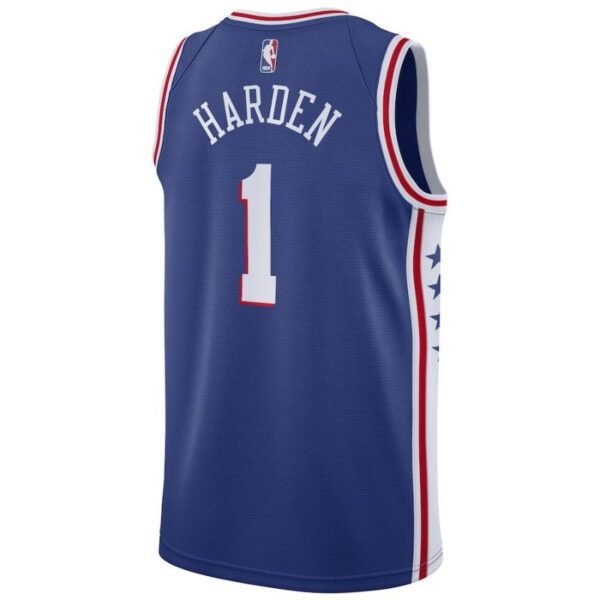 Camisa NBA James Harden - Philadelphia 76ers - 20222 - Edição Ícone - Retrô - Imagen 2