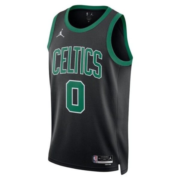 Camisa NBA Jayson Tatum - Boston Celtics - 2023 Edição de Impacto - Preto - Imagen 2