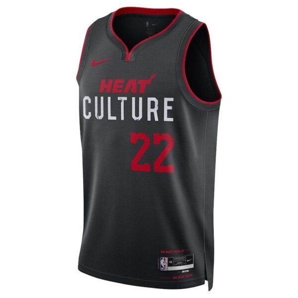 Camisa NBA Jimmy Butler - Miami Heat - 23/24 - Preto - Edição Cidade - Imagen 2