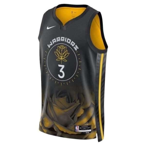 Camisa NBA Jordan Poole - Golden State Warriors - 2023 - Edição Cidade - Preto - Imagen 2