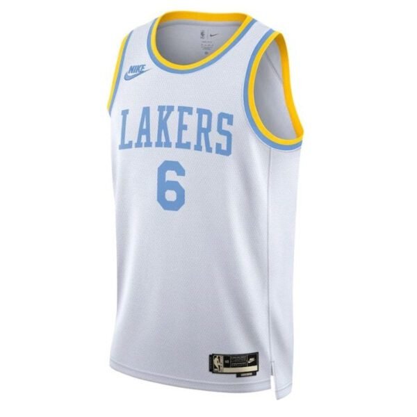 Camisa NBA LeBron James - Los Angeles Lakers - 2023 Branco - Edição Clássica - Imagen 2