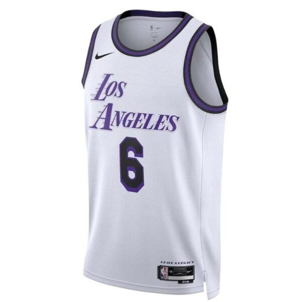 Camisa NBA LeBron James - Los Angeles Lakers - 2023 - Edição Cidade - Branco - Imagen 2