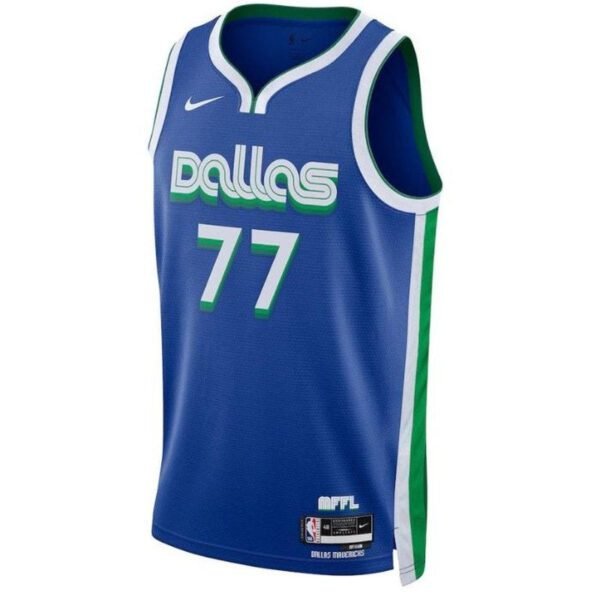 Camisa NBA Luka Dončić - - Dallas Mavericks - 2023 - Edição Cidade - Azul - Imagen 2