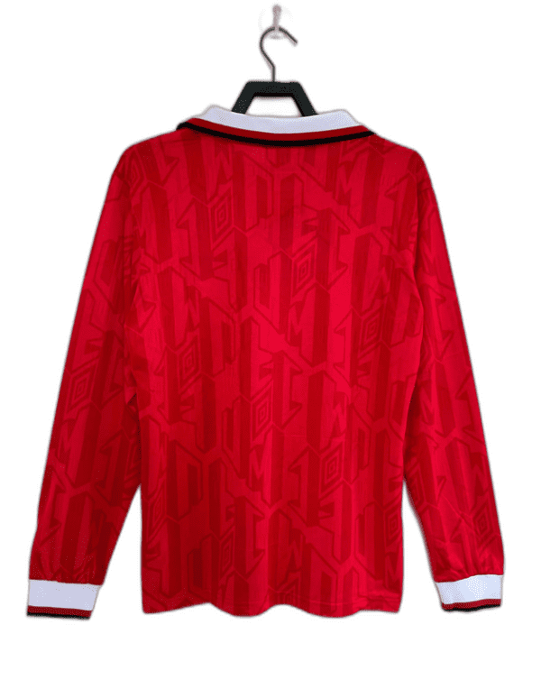 Manchester United I 92/94 - Retro Manga Larga - Imagen 2