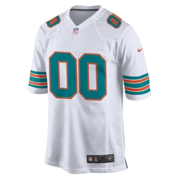 Camisa NFL Miami Dolphins - Versão Alternativa de Jogo - Branco - Imagen 2