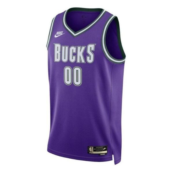Camisa NBA - Milwaukee Bucks - 2023 - Edição Clássica - Roxo - Imagen 2