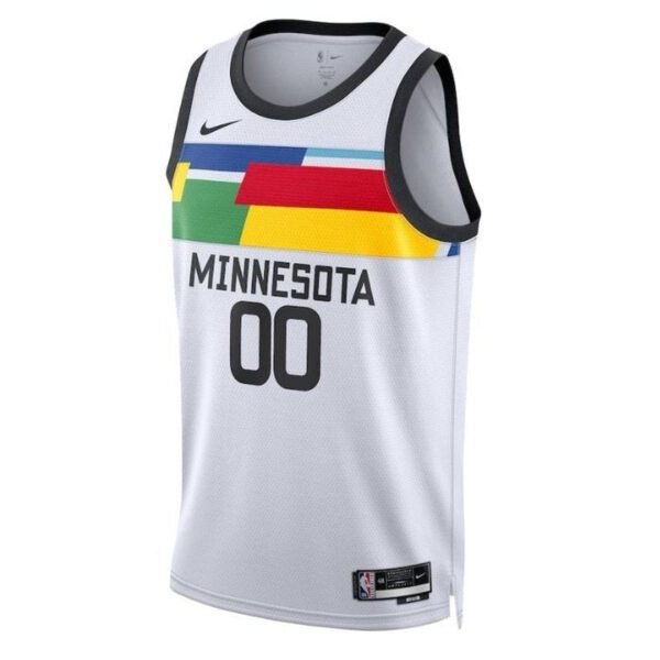 Camisa NBA - Minnesota Timberwolves - 2023 - Edição Cidade - Branco - Imagen 2