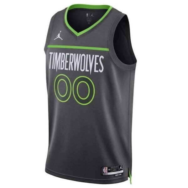 Camisa NBA - Minnesota Timberwolves - 2023 - Edição de Impacto - Preto - Imagen 2