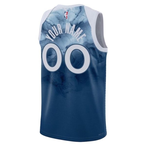 Camisa NBA - Minnesota Timberwolves - 23/24 - Azul - Edição Cidade - Imagen 2
